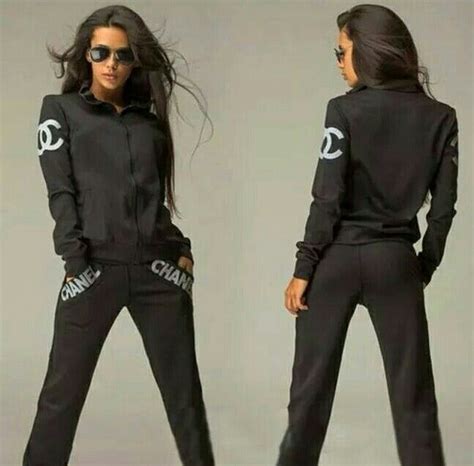 Chanel track joggers for women